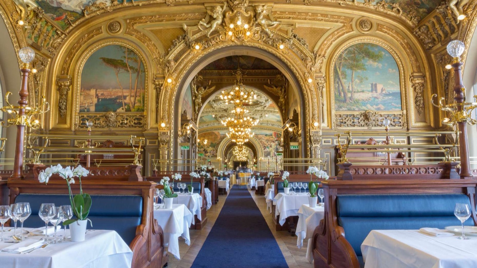 Le Train Bleu, Paris : la salle Belle Époque de la gare de Lyon