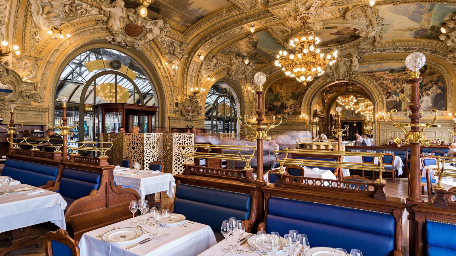Le Train Bleu, Paris : la salle Belle Époque de la gare de Lyon