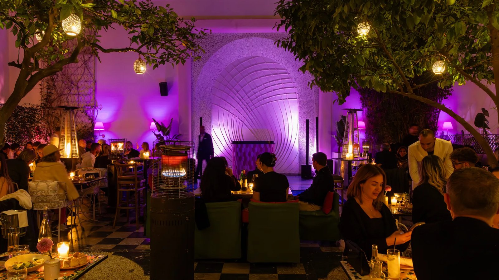 Dîner tard et sortir à Marrakech : Guéliz, Hivernage, Médina